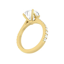 Load image into Gallery viewer, Lucce Daphne Round Lab Diamond 2.08ct D VVS2 Id IGI 18K Yellow Gold