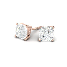 Load image into Gallery viewer, Lucce Diana Cushion Earrings Diamond