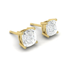 Load image into Gallery viewer, Diana Earrings Cushion Moissanite