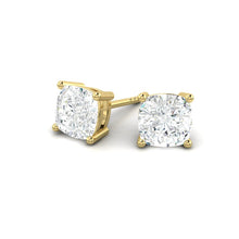 Load image into Gallery viewer, Lucce Diana Cushion Earrings Diamond