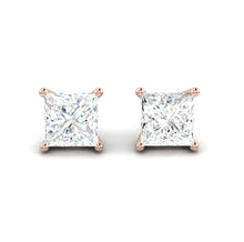 Load image into Gallery viewer, Diana Earrings Princess Moissanite