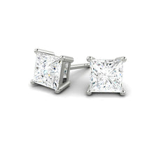 Load image into Gallery viewer, Princess Diamond Stud Earrings in the Philippines
