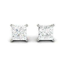 Load image into Gallery viewer, Princess Diamond Stud Earrings in the Philippines
