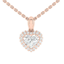 Load image into Gallery viewer, Presa Heart Necklace Lab Diamond
