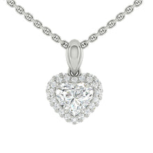 Load image into Gallery viewer, Presa Heart Necklace Lab Diamond
