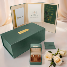 Load image into Gallery viewer, Lucce Carla 6-Prong Earrings Round Diamond