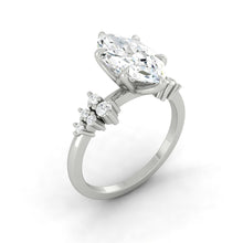 Load image into Gallery viewer, Lucce Ellia Marquise Moissanite