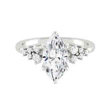 Load image into Gallery viewer, Lucce Ellia Marquise Moissanite