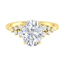 Load image into Gallery viewer, Lucce Ellia Oval Moissanite