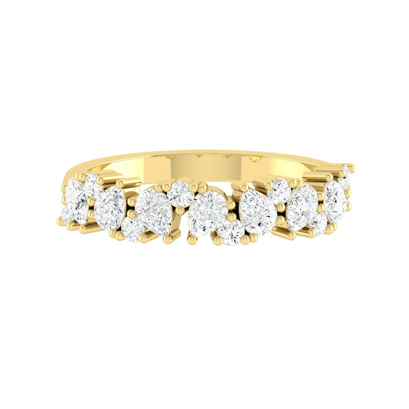 Lucce Eloisa 1.25CTW Lab Diamond 18K Yellow Gold