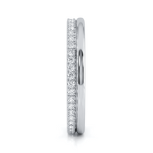 Load image into Gallery viewer, LUCCE EZRA™ Ezra Half Eternity 0.17ctw Natural Diamond 14K White Gold