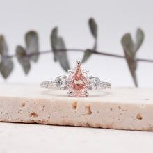 Load image into Gallery viewer, Lucce Siena Pavé Pear Rosé Pink Diamond