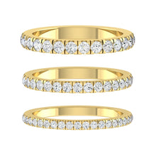 Load image into Gallery viewer, Wedding rings gold jewelry moissanite lab diamond manila philippines Lab diamond Wedding Bands
