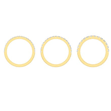 Load image into Gallery viewer, Wedding rings gold jewelry moissanite lab diamond manila philippines Lab diamond Wedding Bands