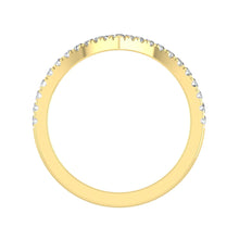 Load image into Gallery viewer, Leia Pavé 0.29ctw Lab Diamond 18K Yellow Gold
