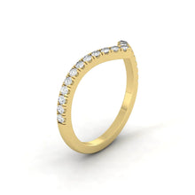 Load image into Gallery viewer, Leia Pavé 0.29ctw Lab Diamond 18K Yellow Gold
