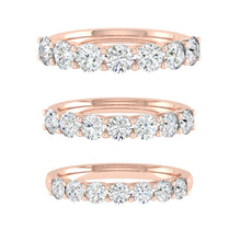 Load image into Gallery viewer, Wedding rings gold jewelry moissanite lab diamond manila philippines Lab Diamond Wedding Bands