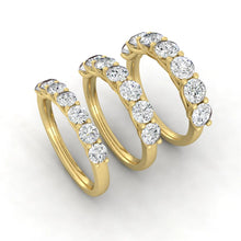 Load image into Gallery viewer, Lucce Rivera 7-Stone 0.77CTW Lab Diamond 18K Yellow Gold