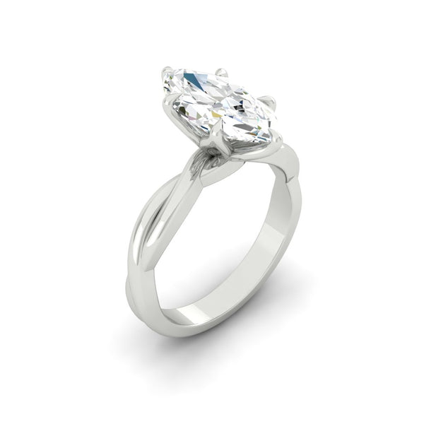 Lucce Fiore Solitaire Marquise Diamond