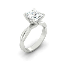 Load image into Gallery viewer, Lucce Fiore Solitaire Princess Diamond