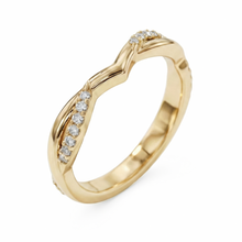 Load image into Gallery viewer, Lucce Fiore Flush 0.19ctw Lab Diamond 14K Yellow Gold