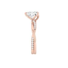 Load image into Gallery viewer, Lucce Fiore Heart Moissanite