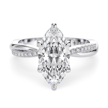 Load image into Gallery viewer, Lucce Fiore Marquise Moissanite