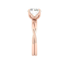Load image into Gallery viewer, Lucce Fiore Solitaire Round Diamond
