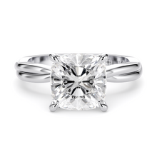 Load image into Gallery viewer, Lucce Fiore Solitaire Cushion Diamond