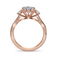 Load image into Gallery viewer, Lucce Fiore Trio Pear Moissanite