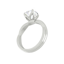Load image into Gallery viewer, Lucce Fiore Solitaire Round Diamond