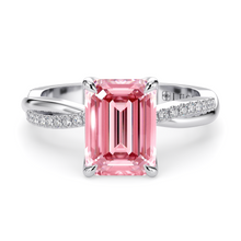 Load image into Gallery viewer, Lucce Fiore Emerald Rosé Pink Diamond