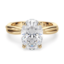 Load image into Gallery viewer, Lucce Fiore Solitaire Oval Diamond