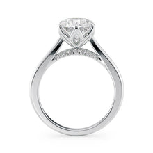 Load image into Gallery viewer, Lucce Azalea Round 0.78ct SUPERNOVA Moissanite 14K White Gold