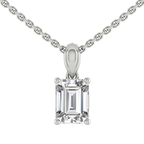 Lucce Kaela Necklace Emerald Diamond