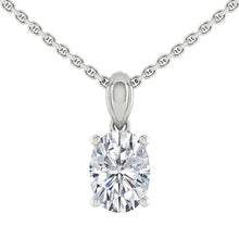 Load image into Gallery viewer, Kaela Oval Necklace Lab Diamond
