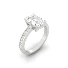 Load image into Gallery viewer, Lucce Kaela Emerald Moissanite