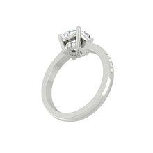 Load image into Gallery viewer, Lucce Kaela Round Lab Diamond 1.27ct D VVS2 Id IGI 18K White Gold
