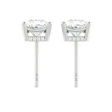 Load image into Gallery viewer, Kaela Earrings Princess Moissanite *new*