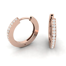 Load image into Gallery viewer, Lucce Kaela Eternity Earrings Diamond