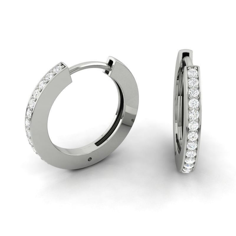 Kaela Eternity Earrings Moissanite