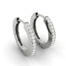 Load image into Gallery viewer, Lucce Kaela Eternity Earrings Diamond