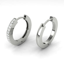 Load image into Gallery viewer, Lucce Kaela Eternity Earrings Diamond