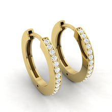 Load image into Gallery viewer, Lucce Kaela Eternity Earrings Diamond