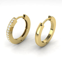 Load image into Gallery viewer, Lucce Kaela Eternity Earrings Diamond