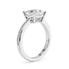 Load image into Gallery viewer, Lucce Kaela Princess Lab Diamond 1.26ct E VVS2 IGI 14K White Gold