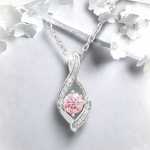 Load image into Gallery viewer, Lucce Fiore Infinity Necklace Rosé Pink Diamond