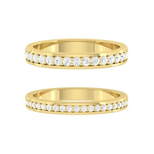 Load image into Gallery viewer, Lucce Kaela Band 0.21ctw Lab Grown Diamond 18k Yellow Gold