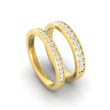Load image into Gallery viewer, Lucce Kaela Band 0.21ctw Lab Grown Diamond 18k Yellow Gold