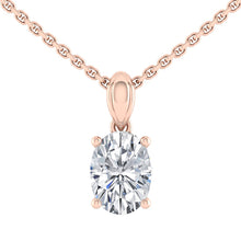 Load image into Gallery viewer, Lucce Kaela Necklace Oval Diamond